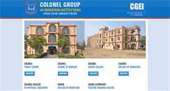 Desktop Screenshot of colonelinstitutes.com